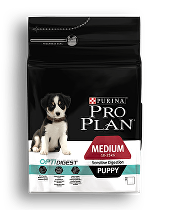 ProPlan Dog Puppy Medium Sens.Digest 3kg zľava