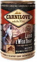 Carnilove Wild Meat Lamb & Wild Boar 400g + Množstevná zľava zľava 15% 5 + 1 ZADARMO