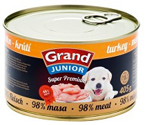 GRAND konz. Superpremium Junior pes morčacie 405g + Množstevná zľava zľava 15%