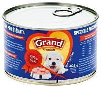 GRAND konz. šteňa špeciálna mas. zmes 405g + Množstevná zľava zľava 15%