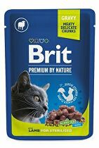 Brit Premium Cat vrecko Lamb for Sterilised 100g + Množstevná zľava