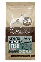 QUATTRO Dog Dry SB Senior/Diet Fish & Grill 7kg zľava
