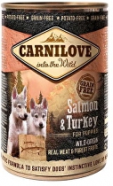 Carnilove Wild Meat Salmon & Turkey for Puppies 400g + Množstevná zľava zľava 15% 5 + 1 ZADARMO