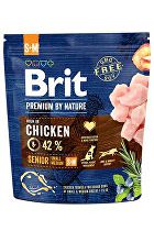 Brit Premium Dog by Nature Senior S+M 1kg zľava