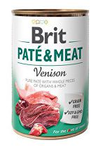 Brit Dog con Paté & Meat Venison 400g + Množstevná zľava zľava 15%