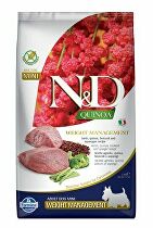 N&D Quinoa DOG Weight Mnmgnt Lamb & Broccoli Mini 800g zľava