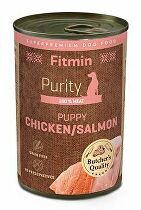 Fitmin dog Purity konzerva cons PUPPY salm&chicken 400g + Množstevná zľava zľava 15%