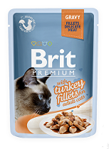 Brit Premium Cat D Fillets in Gravy With Turkey 85g + Množstevná zľava