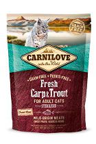 Carnilove Cat Fresh Carp & Trout Sterilised Adult 400g zľava