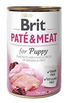 Brit Dog Cons Paté & Meat Puppy 400g + Množstevná zľava zľava 15%