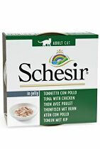 Schesir Cat Cons. Adult tuniak/kuracie mäso 85G + Množstevná zľava zľava 15%
