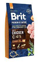 Brit Premium Dog by Nature Senior S+M 8kg zľava