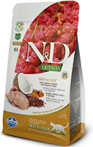 N&D Quinoa CAT Skin & Coat Quail & Coconut 5kg zľava