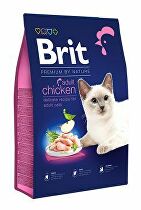 Brit Premium Cat by Nature Adult Chicken 8kg + Churu ZADARMO
