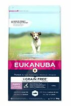 Eukanuba Dog Puppy&Junior Small&Medium Grain Free 3kg zľava