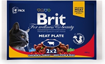 Brit Premium Cat vrecko Meat Plate 400g (4x100g) + Množstevná zľava