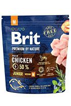 Brit Premium Dog by Nature Junior M 1kg zľava