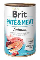 Brit Dog Cons Paté & Meat Salmon 400g + Množstevná zľava zľava 15%