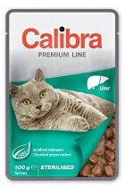 Calibra Cat pocket Premium Sterilizovaná pečeň 100g + Množstevná zľava 5 + 1 zadarmo