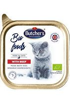 Butcher\'s Cat Bio s hovädzím mäsom 85g + Množstevná zľava zľava 15%