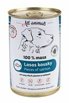 All Animals DOG kúsky lososa 400g + Množstevná zľava zľava 15%