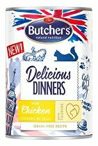 Butcher\'s Cat Delicious chicken in jelly cons. 400g + Množstevná zľava zľava 15%