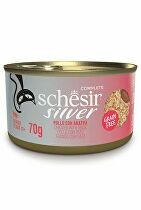 Schesir Cat Cons. Senior Wholefood Chicken/Kachna 70g + Množstevná zľava zľava 15%