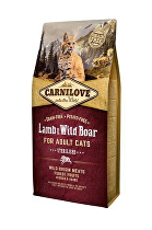 Carnilove Cat Lamb & Wild Boar Adult Sterilised 6kg + Churu ZADARMO