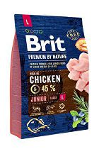 Brit Premium Dog by Nature Junior L 3kg zľava