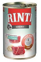 Rinti Dog konzerva Sensible beef+rice 400g + Množstevná zľava zľava 15%