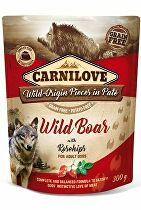 Carnilove Dog Pouch Paté Wild Boar & Rosehips 300g + Množstevná zľava