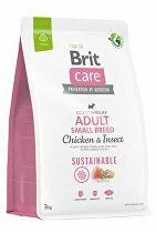 Brit Care Dog Sustainable Adult Small Breed 3kg zľava