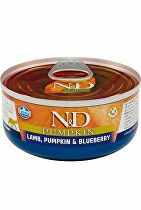 N&D CAT PUMPKIN Adult Lamb & Blueberry 70g + Množstevná zľava zľava 15% 1+1 zadarmo