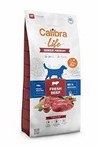 Calibra Dog Life Senior Medium Fresh Beef 12kg zľava + barel zadarmo