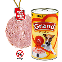 GRAND konz. pes hydinový 1300g + Množstevná zľava zľava 15%