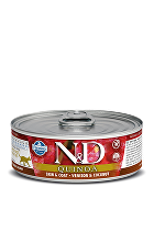 N&D CAT QUINOA Adult Venison & Coconut 80g + Množstevná zľava zľava 15% 1+1 zadarmo