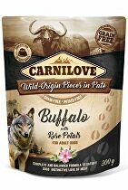 Carnilove Dog Pouch Paté Buffalo & Rose Petals 300g + Množstevná zľava
