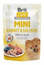 Brit Care Dog Mini Rabbit&Salmon fillets in gravy 85g + Množstevná zľava