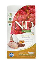 N&D Quinoa CAT Skin & Coat Quail & Coconut 1,5kg zľava