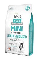Brit Care Dog Mini Grain Free Light & Sterilised 400g zľava