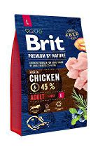 Brit Premium Dog by Nature Adult L 3kg zľava