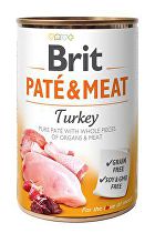 Brit Dog Cons Paté & Meat Turkey 400g + Množstevná zľava zľava 15%