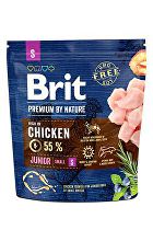 Brit Premium Dog by Nature Junior S 1kg zľava