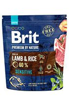 Brit Premium Dog by Nature Sensitive Lamb 1kg zľava