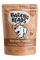 BARKING HEADS Top Dog Turkey kapsula 300g + Množstevná zľava