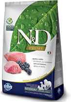 N&D PRIME DOG Adult M/L Lamb & Blueberry 12kg zľava + konzerva ZADARMO