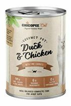 Chicopee Cat konz. Gourmet Pot Duck&Chicken 400g + Množstevná zľava zľava 15%
