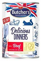 Butcher\'s Cat Delicious beef in jelly cons. 400g + Množstevná zľava zľava 15%