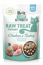 Brit Raw Treat Cat Urinary, kuracie a morčacie mäso 40g