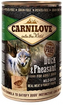 Carnilove Wild Meat Duck & Pheasant 400g + Množstevná zľava zľava 15% 5 + 1 ZADARMO